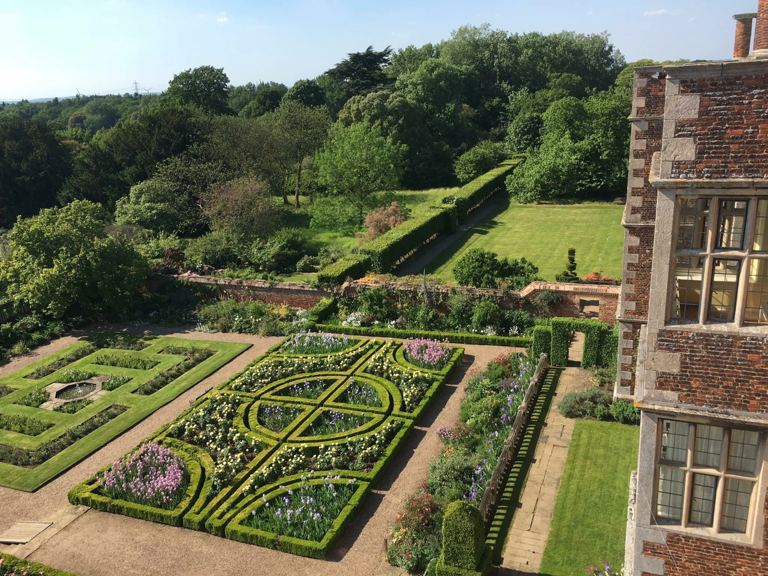 parterres hedges at doddington hall
