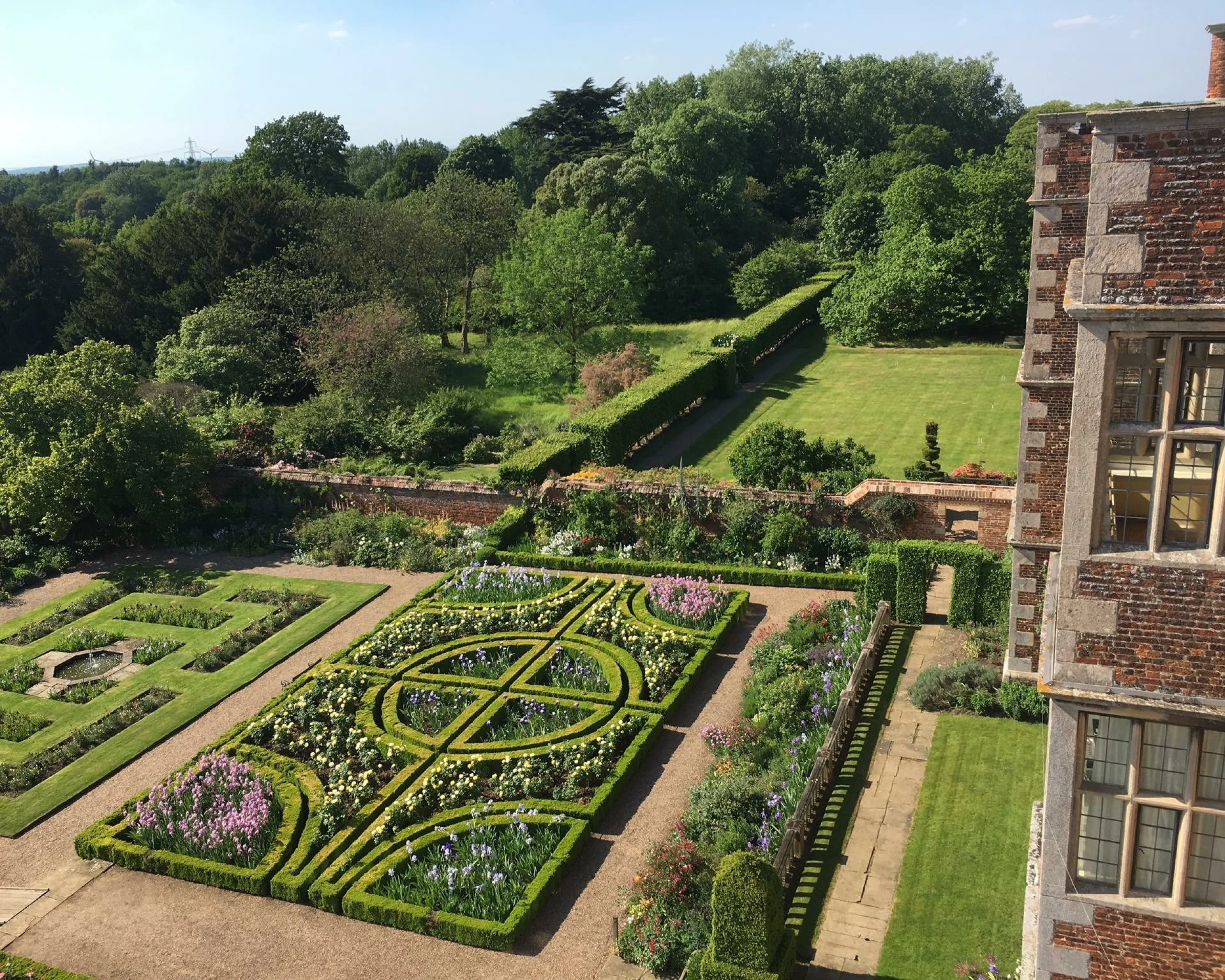 parterres hedges at doddington hall
