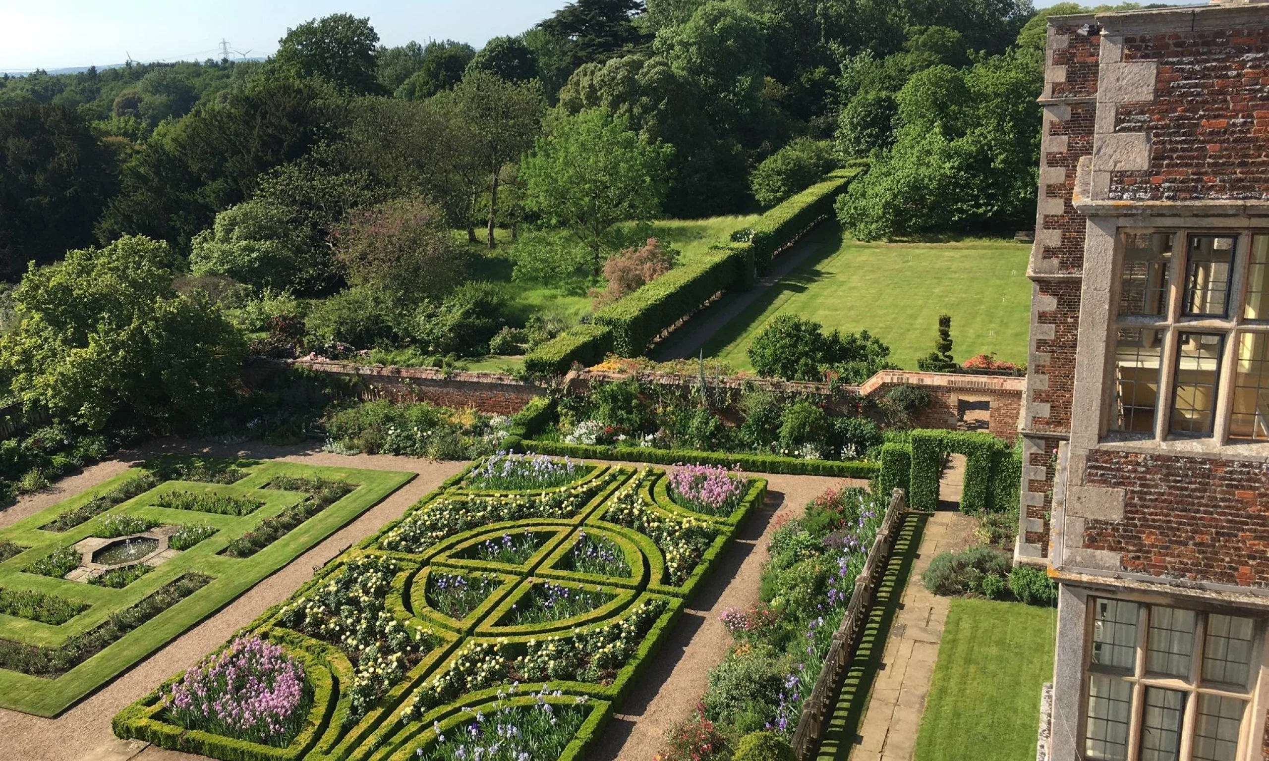 parterres hedges at doddington hall