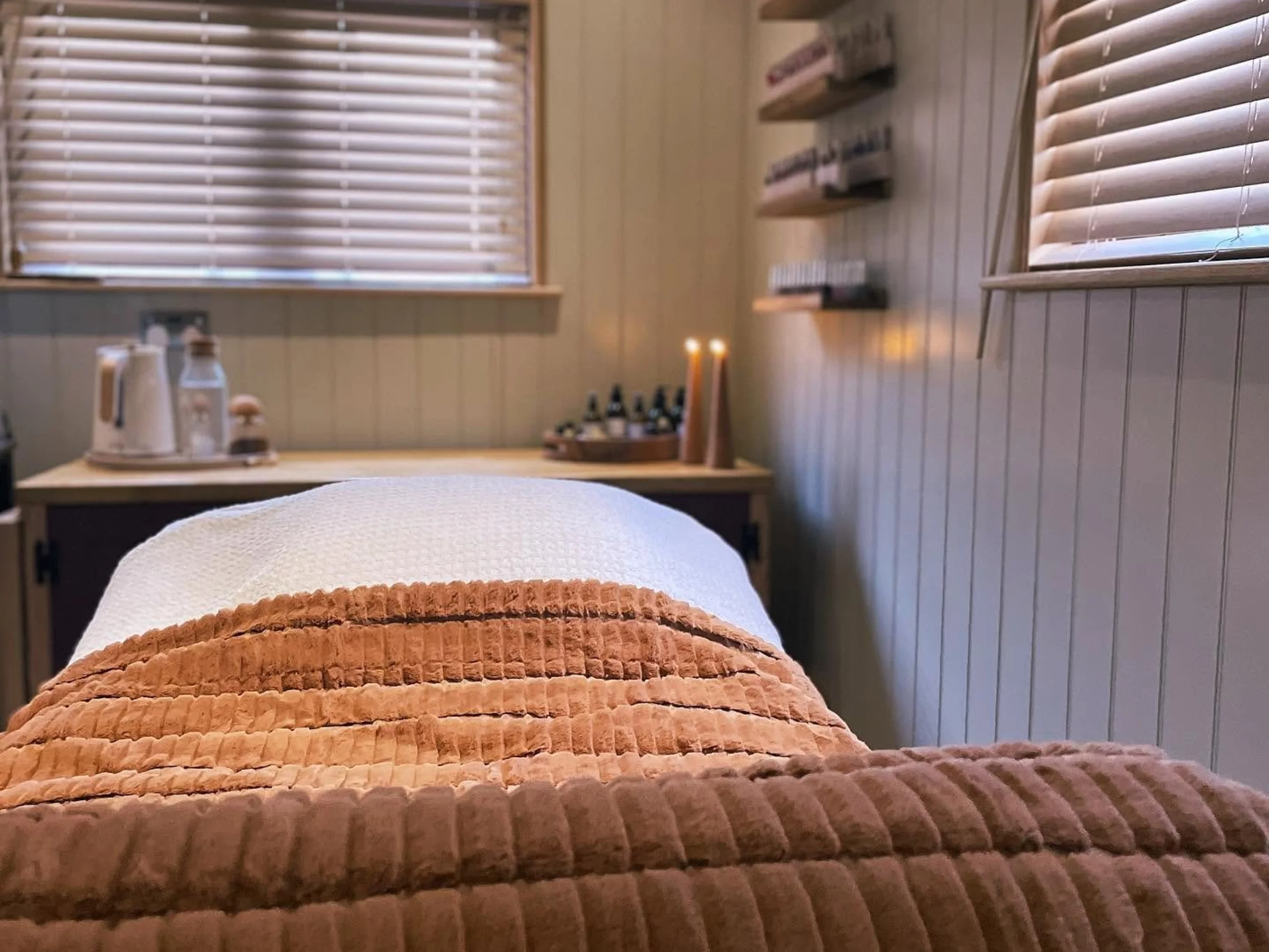 treatment room at bea wellness doddington hall