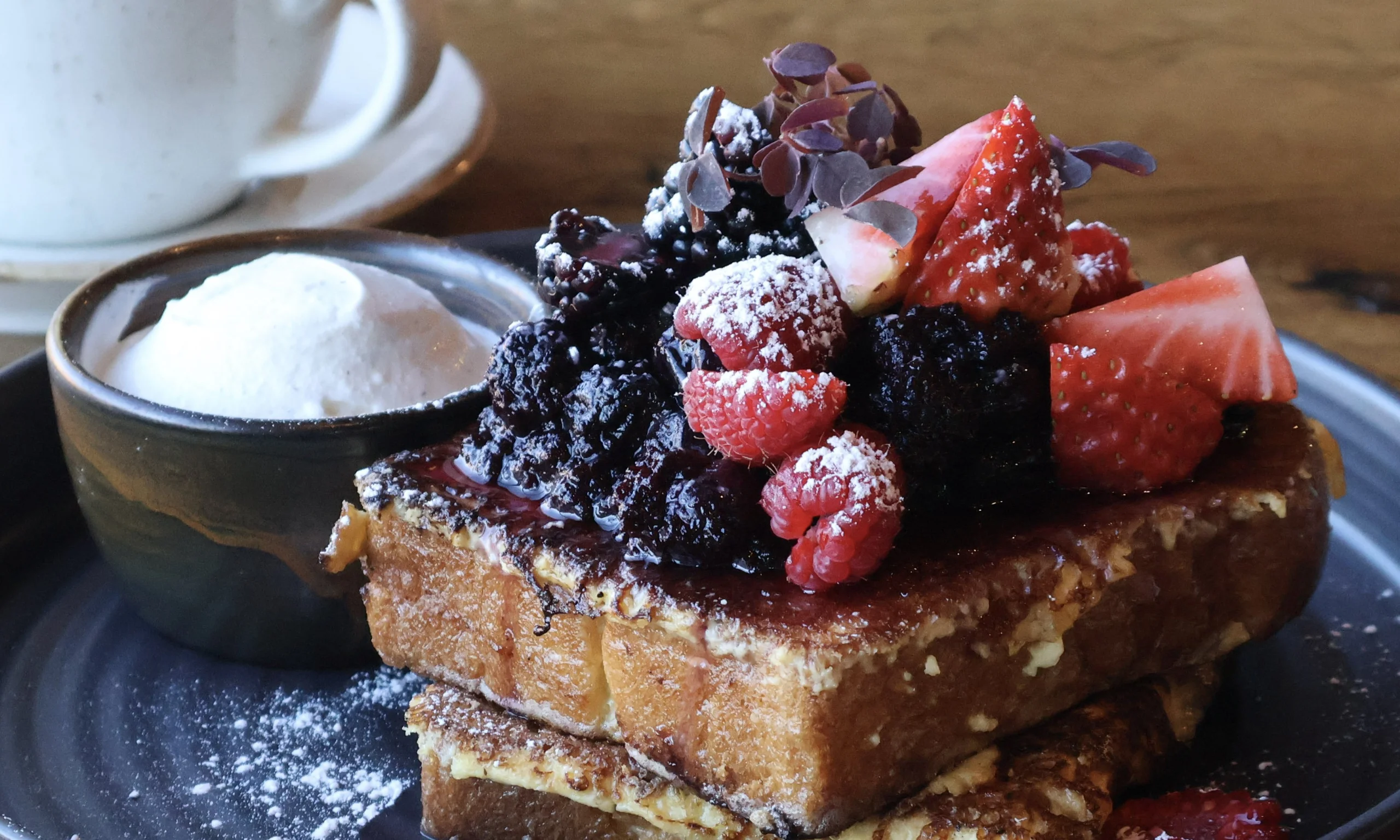 berry topped french toast doddington grain store