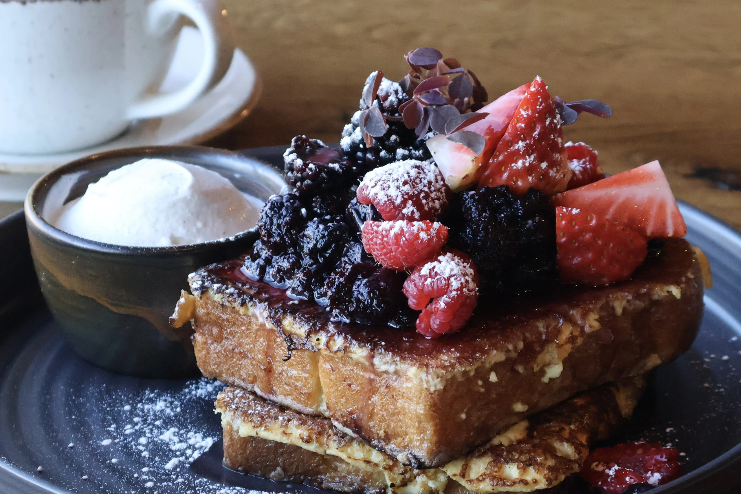 berry topped french toast doddington grain store