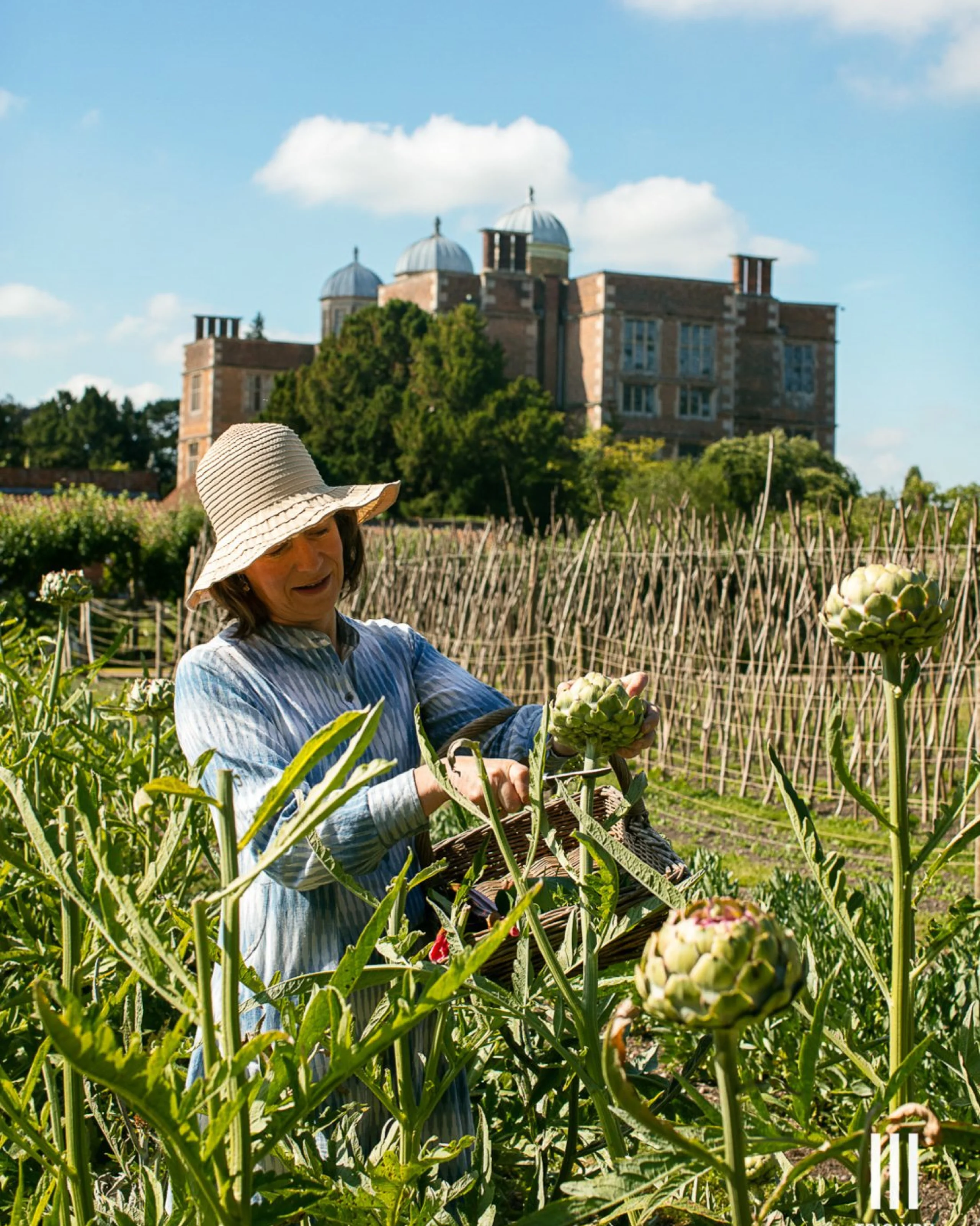 portrait photo of claire birch in doddington hall garden