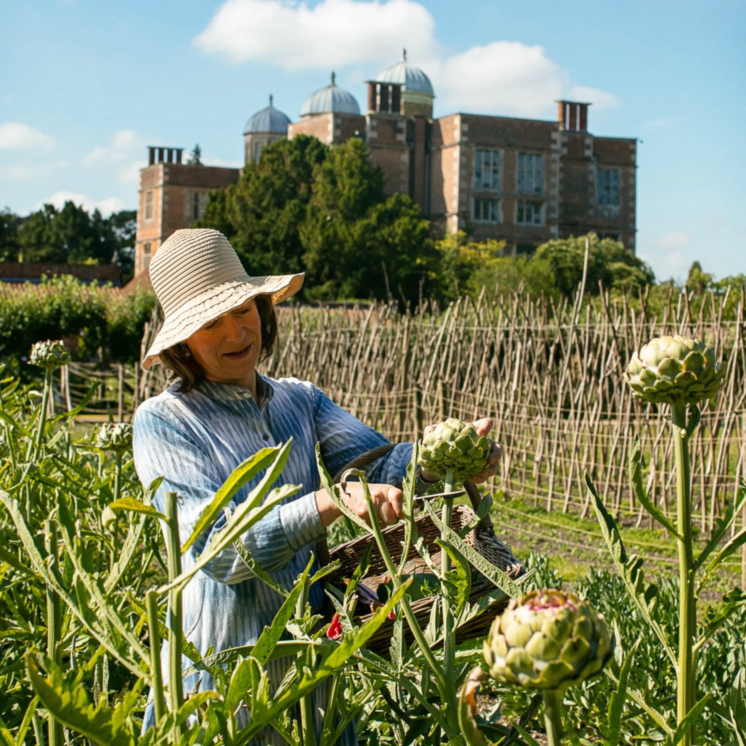 portrait photo of claire birch in doddington hall garden