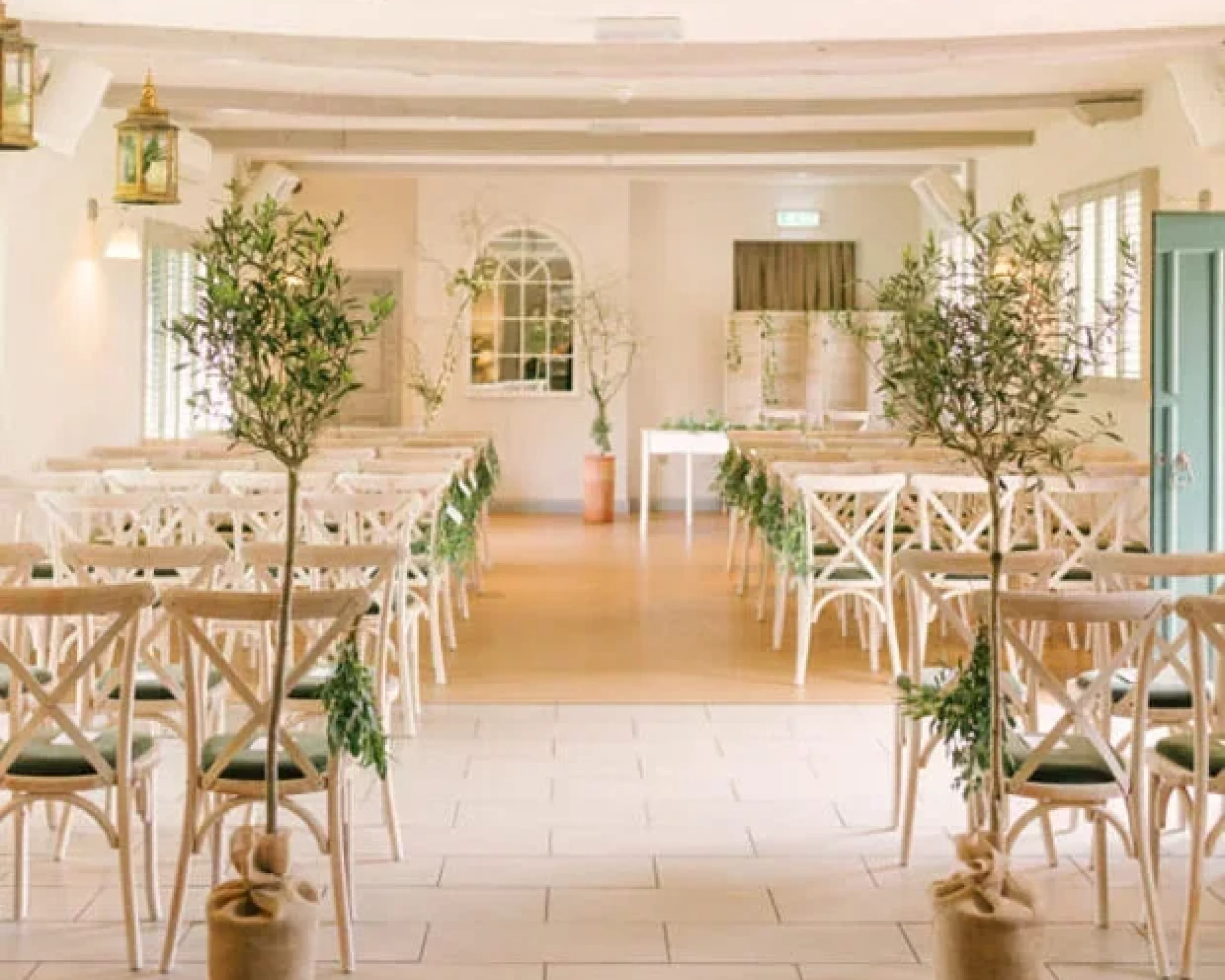 interior garden room at the coach house doddington hall