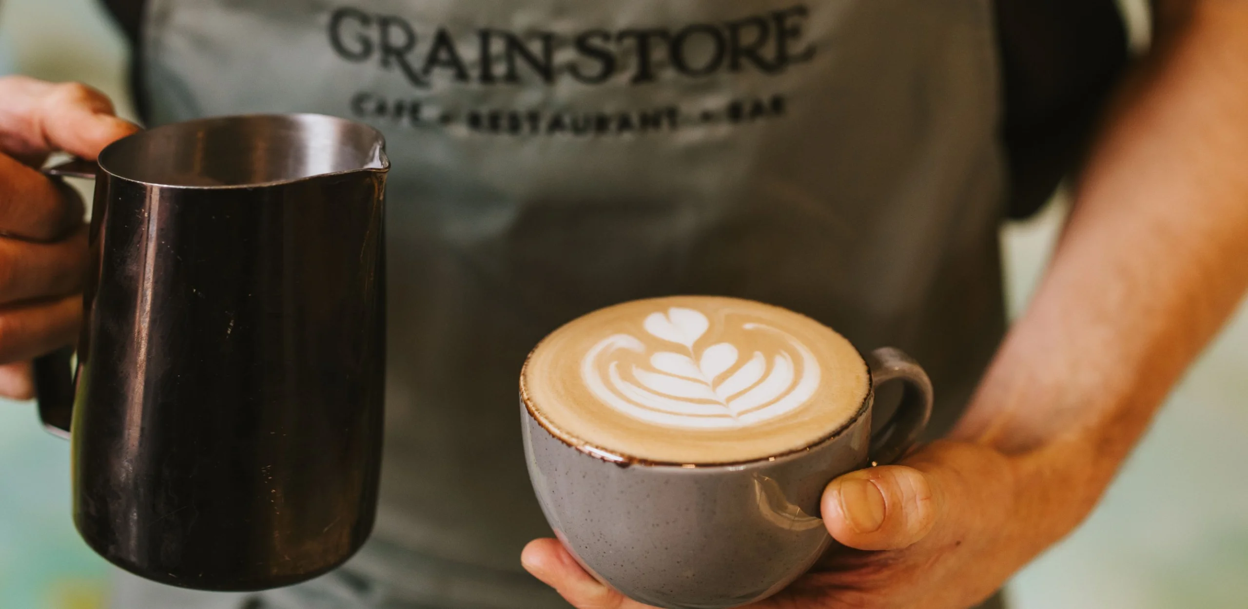 latte art doddington hall grain store