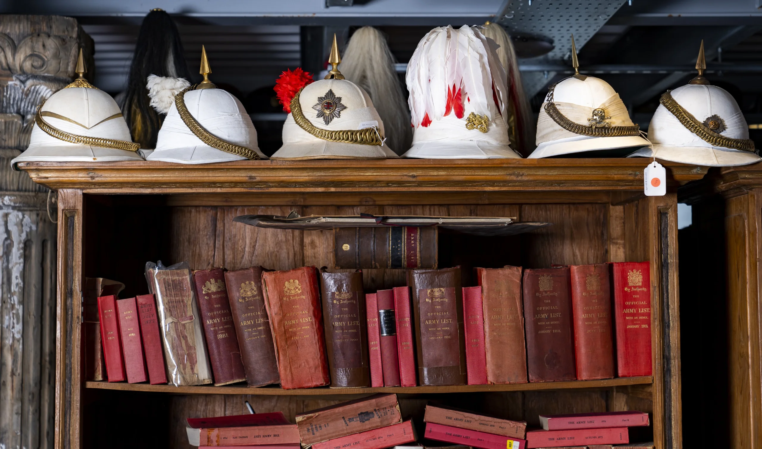 doddington uniform collection books and helmets
