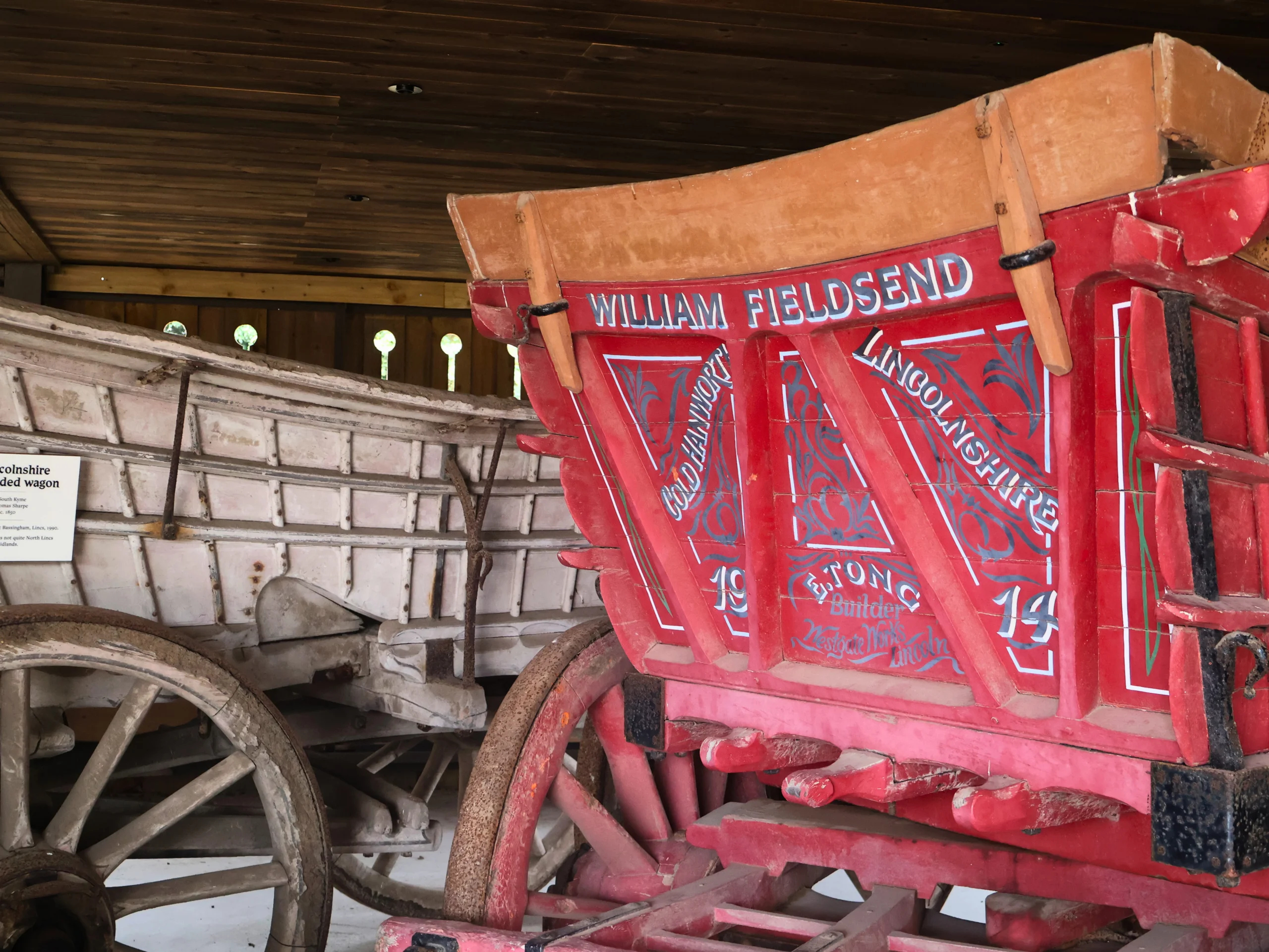 william fieldsend red wagon doddington hall