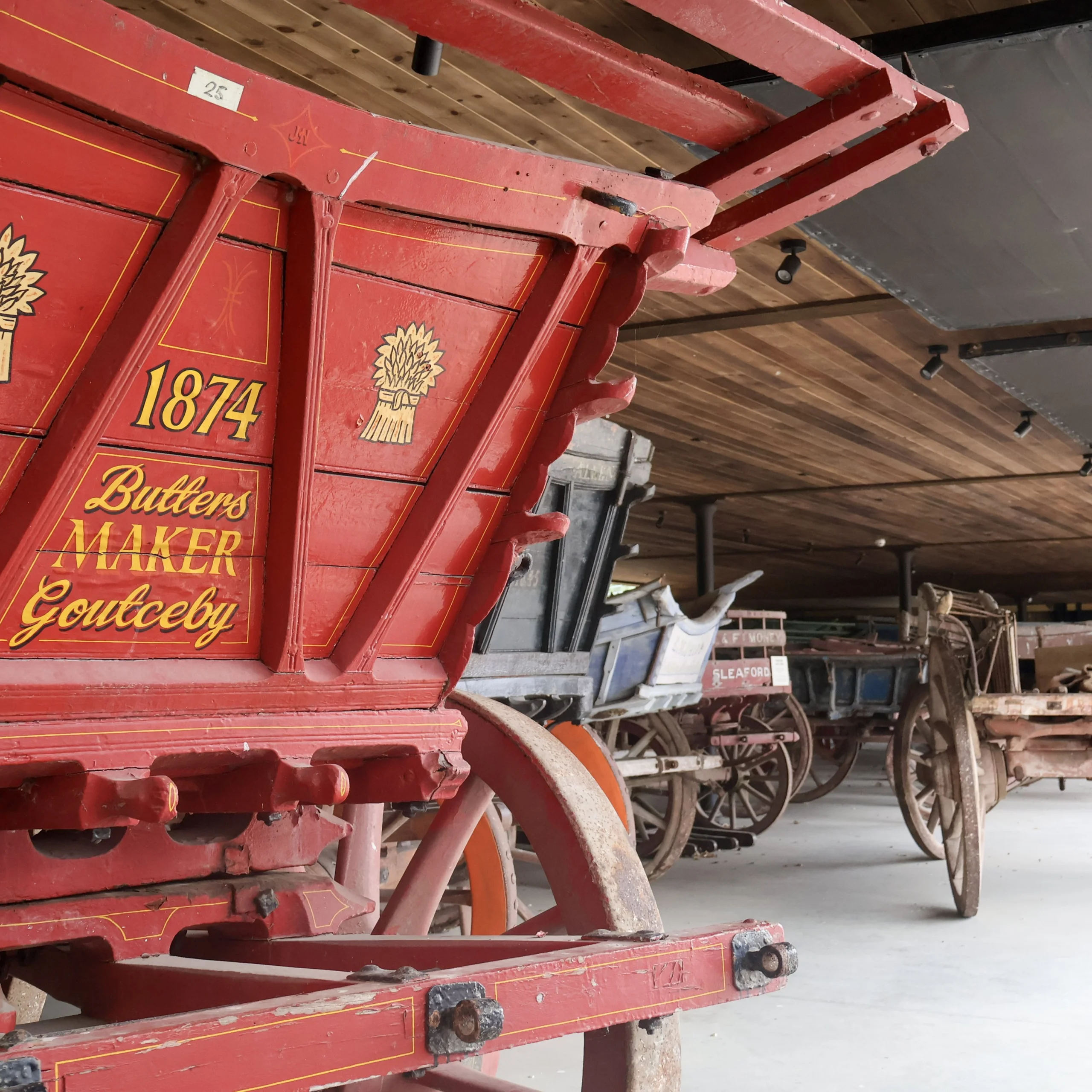 red wagon doddington hall wagon collection