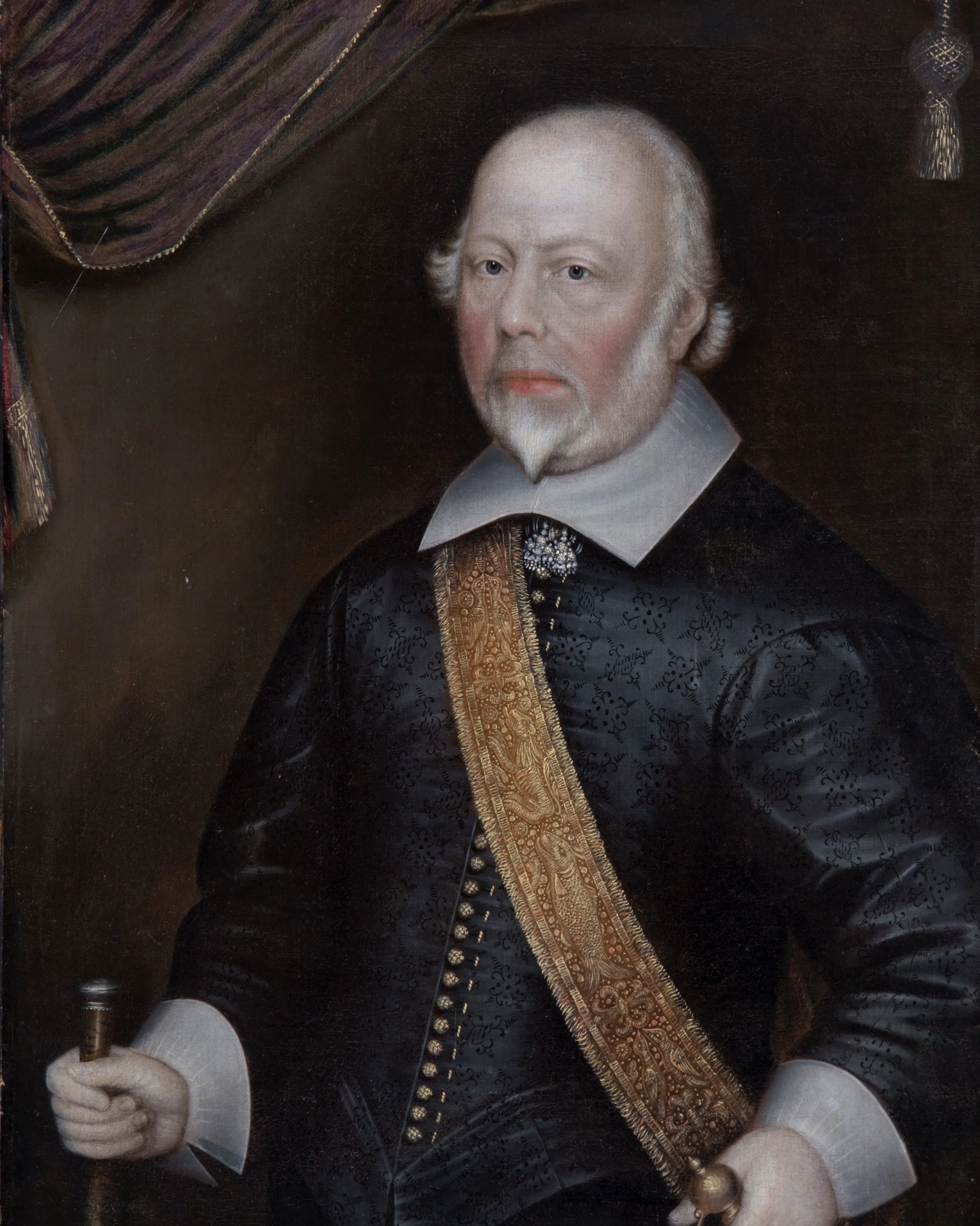painting of edward hussey doddington hall art collection