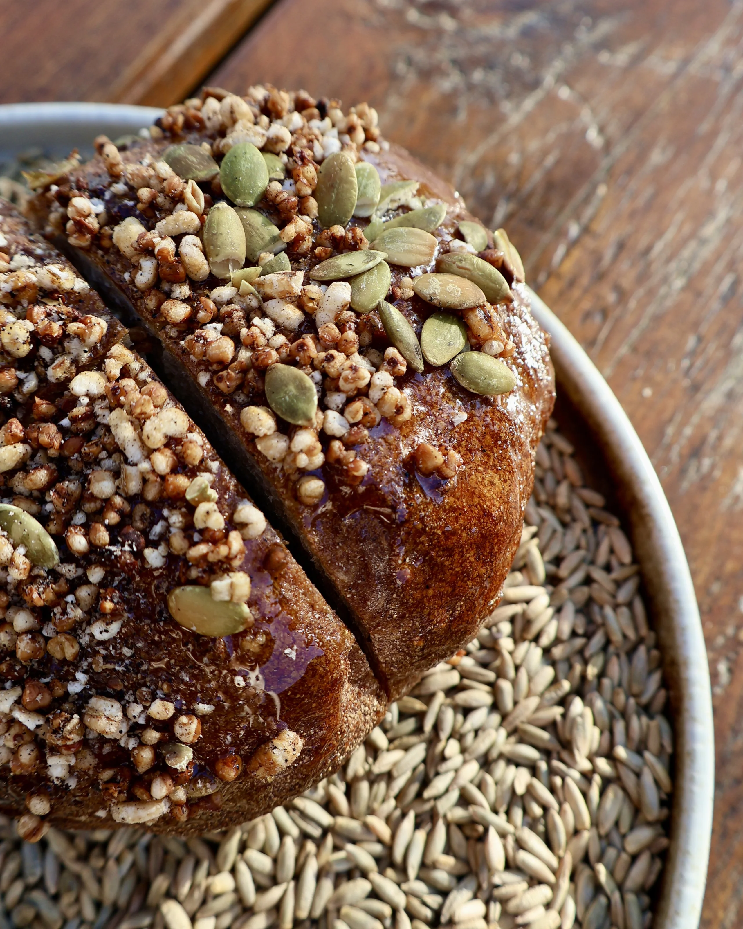 seeded bread at doddington hall