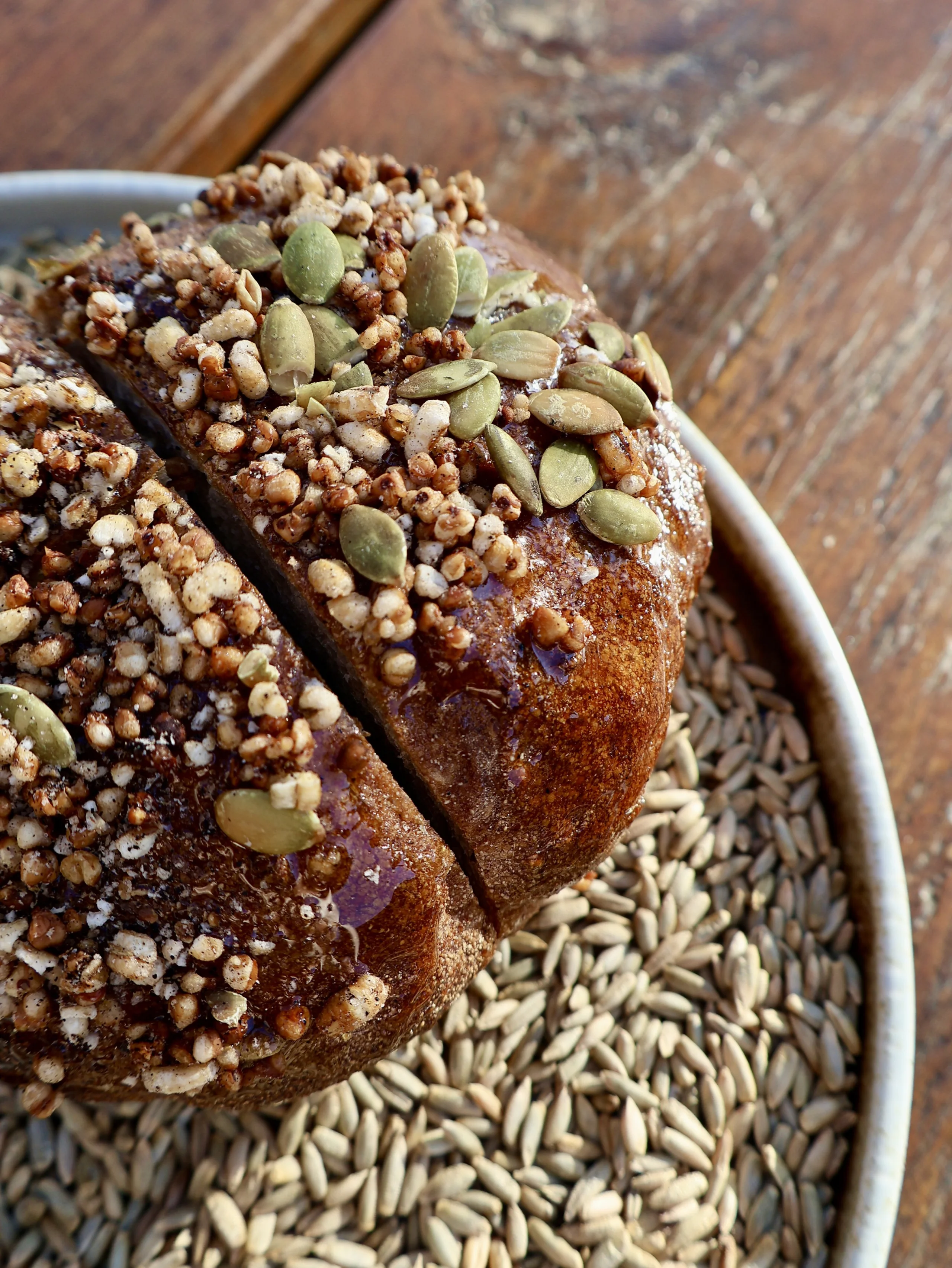 seeded bread at doddington hall