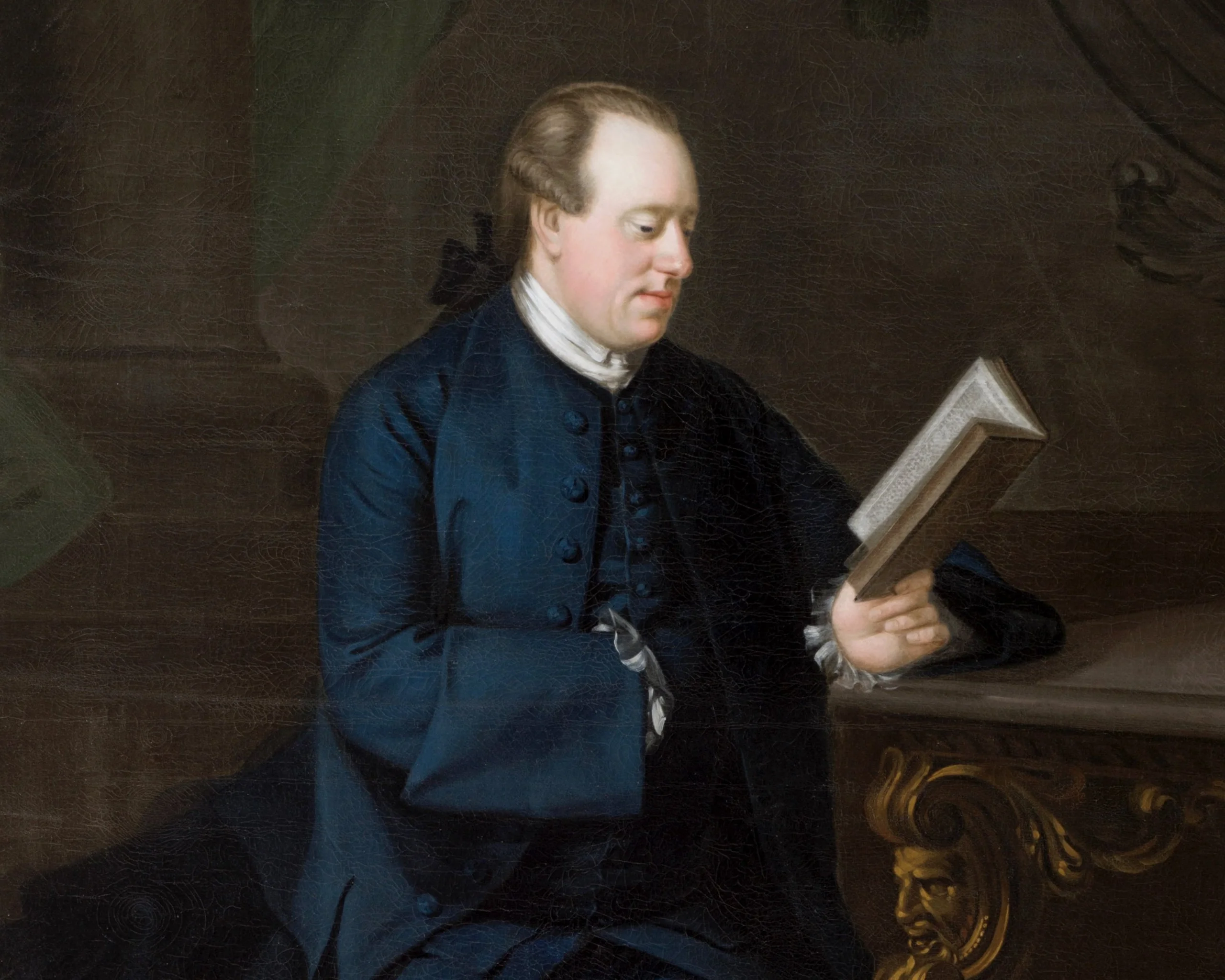 a painting of john delaval at doddington hall