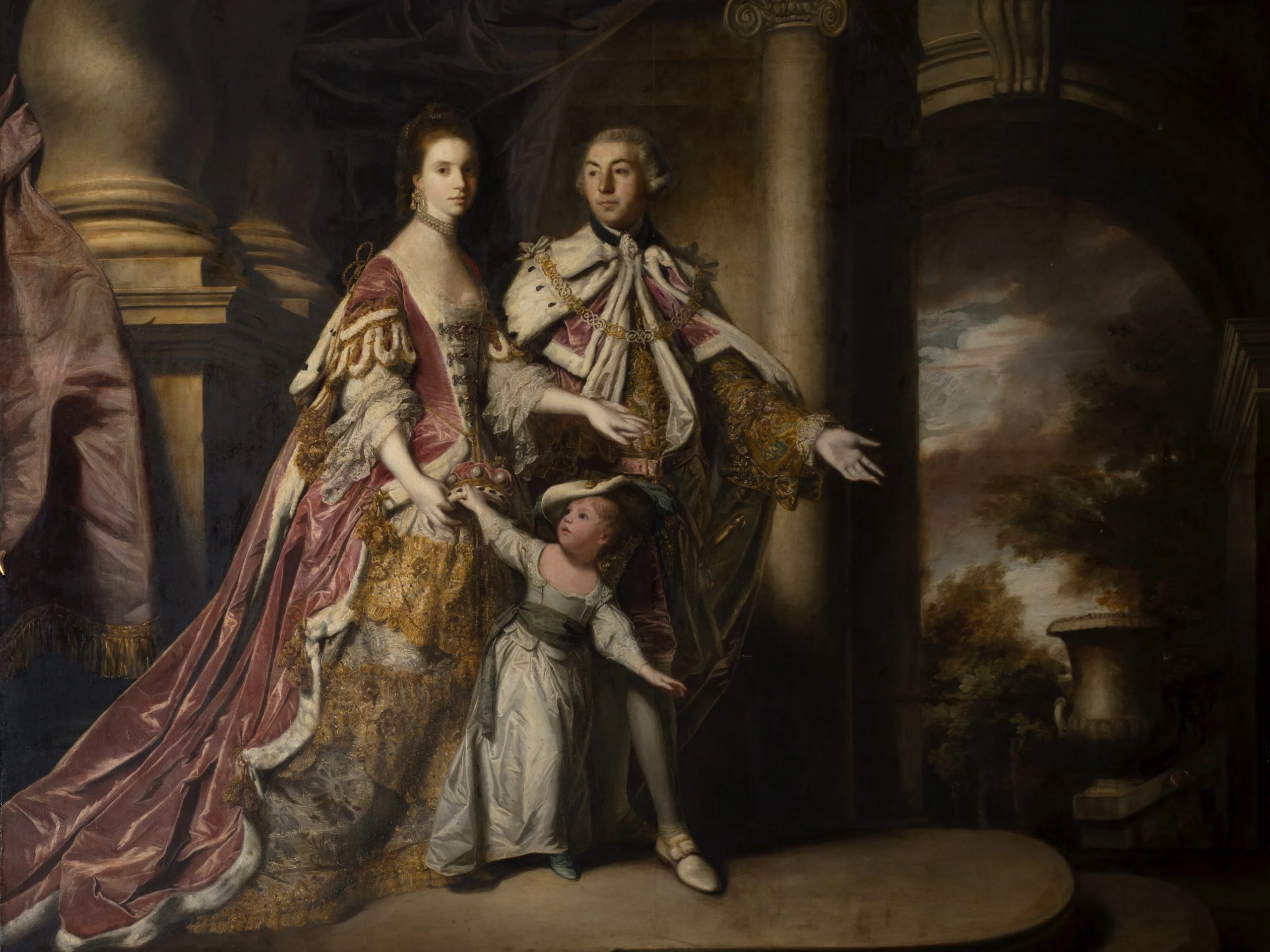 painting of lord and lady pollington at doddington hall art collection