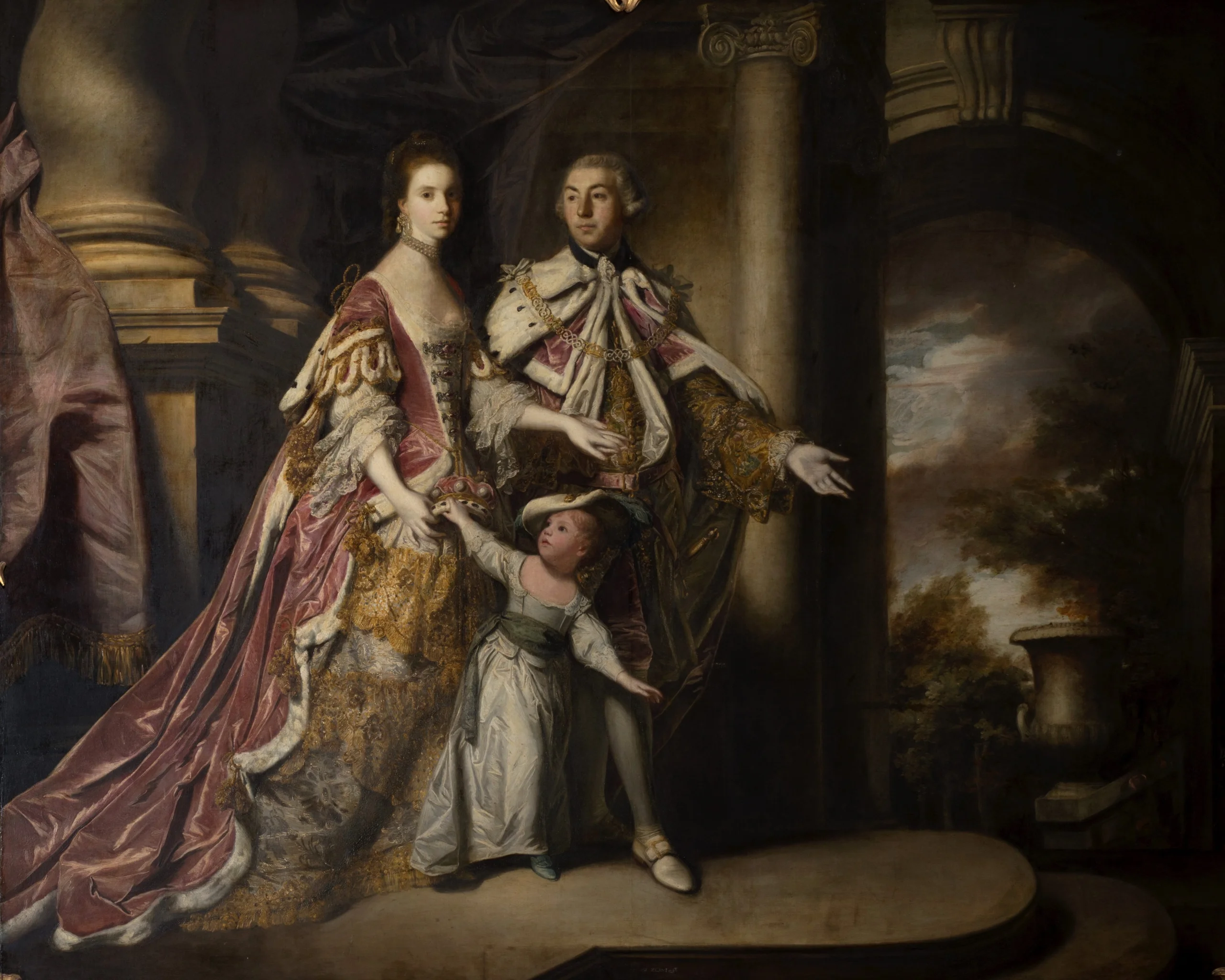 painting of lord and lady pollington at doddington hall art collection
