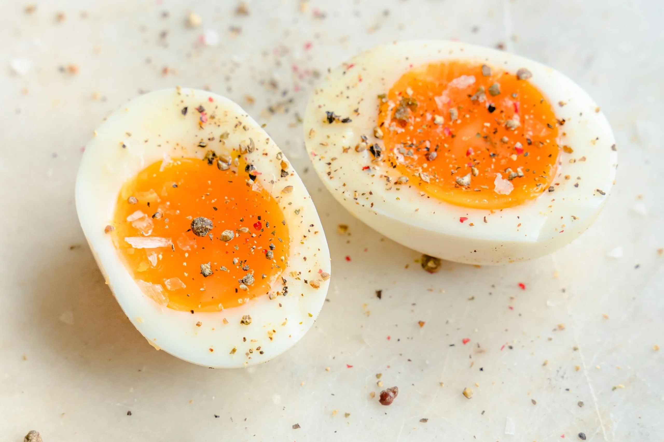 boiled eggs cut in half doddington hall