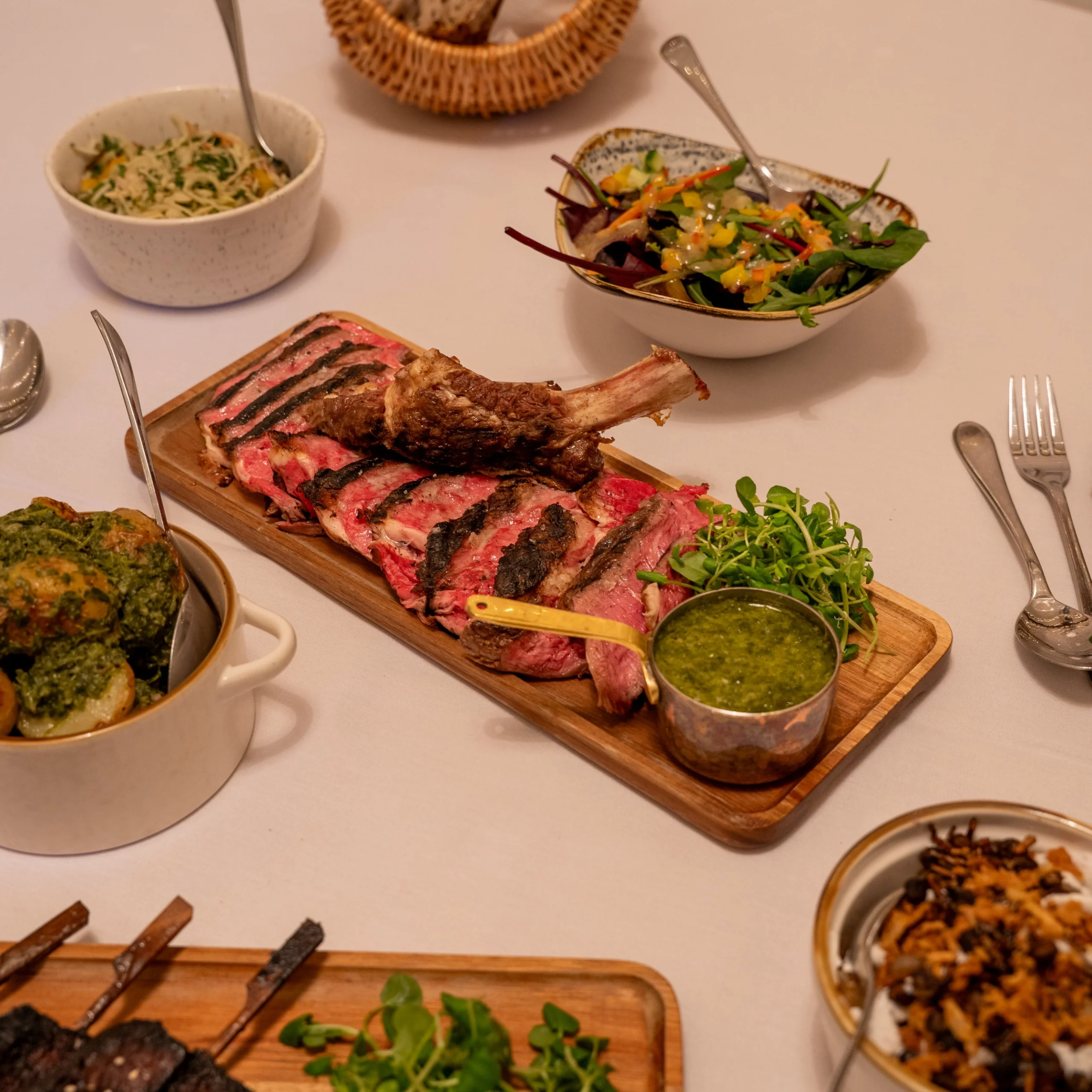 doddington hall wedding menu tasting small platters
