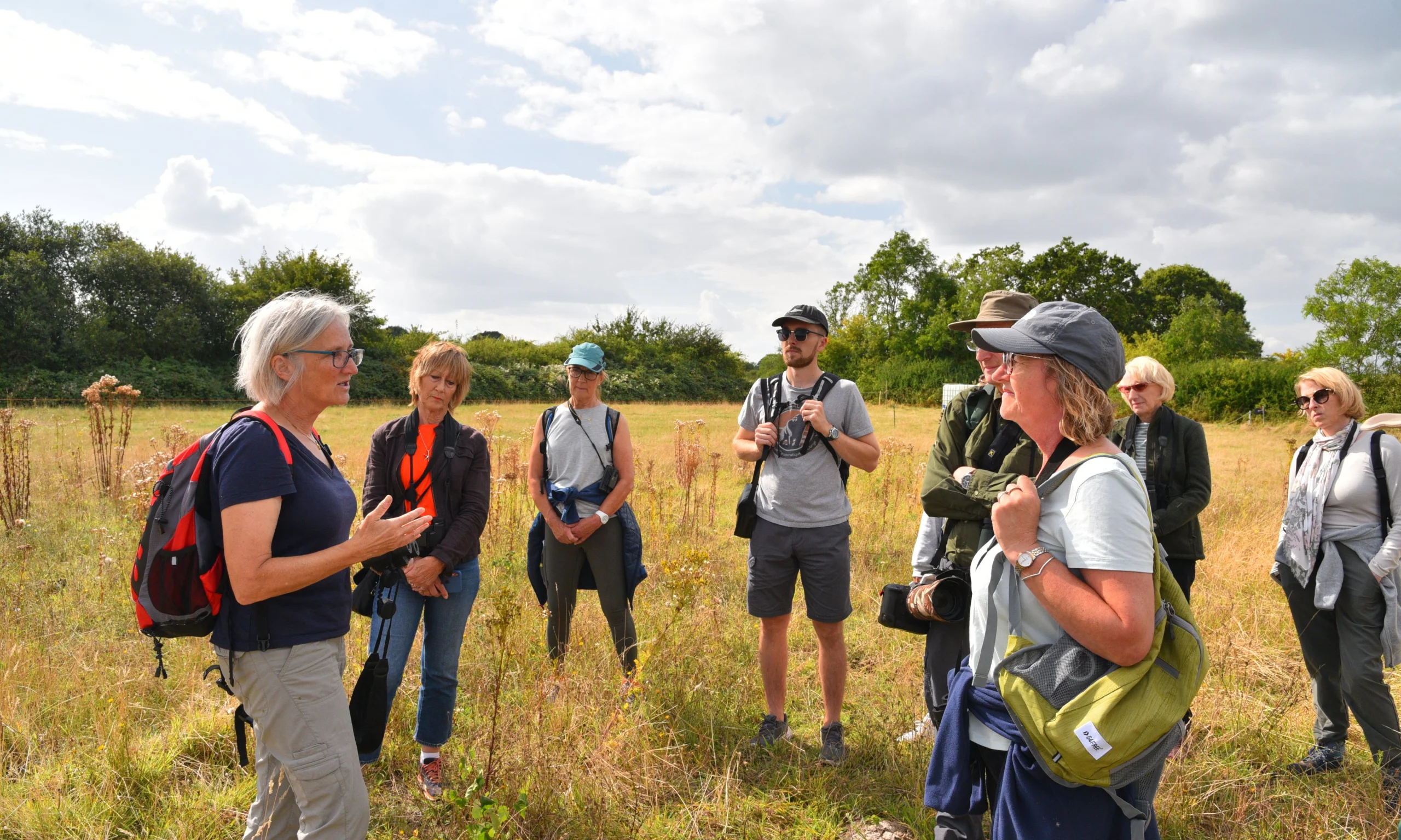 a group of walking enthusiasts at doddington wilder walks