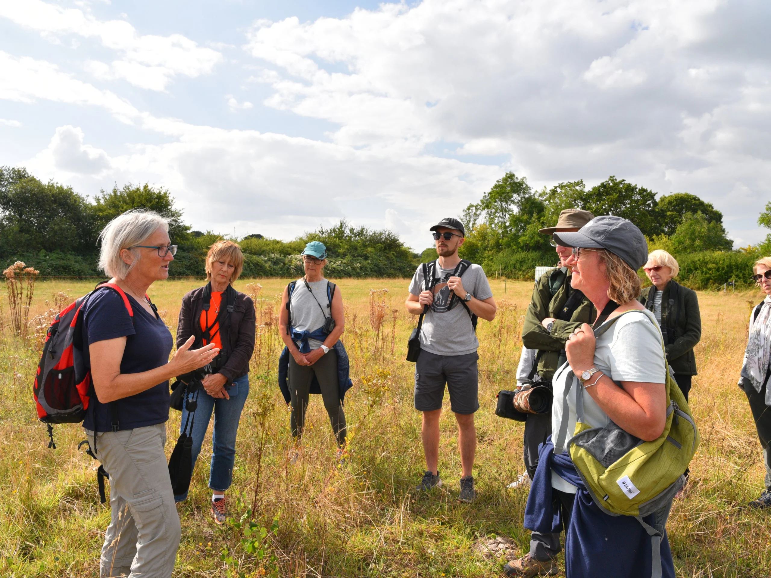 a group of walking enthusiasts at doddington wilder walks