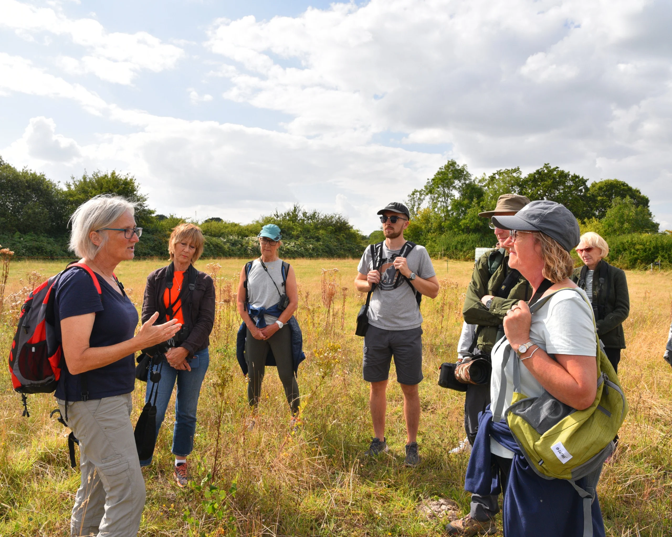 a group of walking enthusiasts at doddington wilder walks