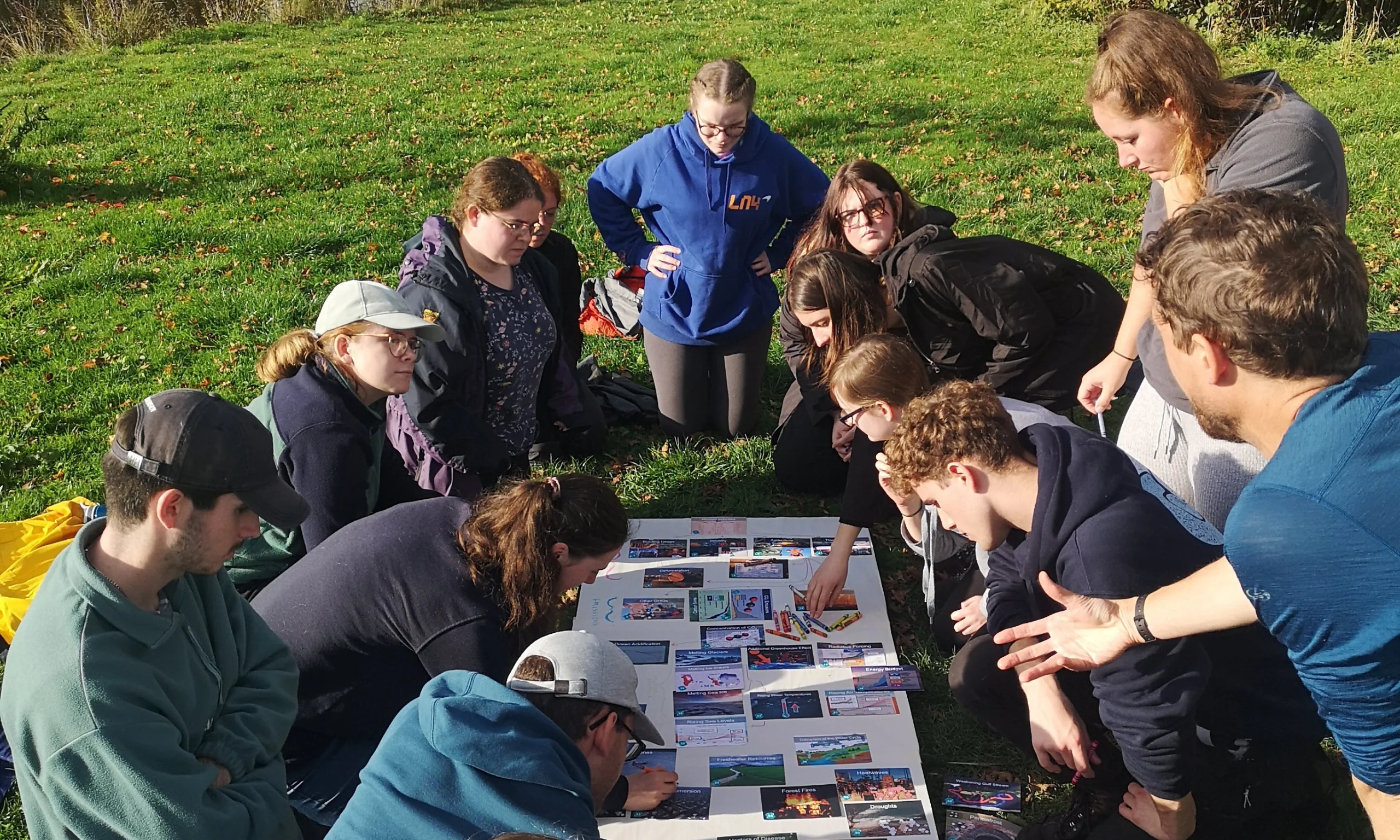 young wilder explorers learning about the landscape at wilder doddington