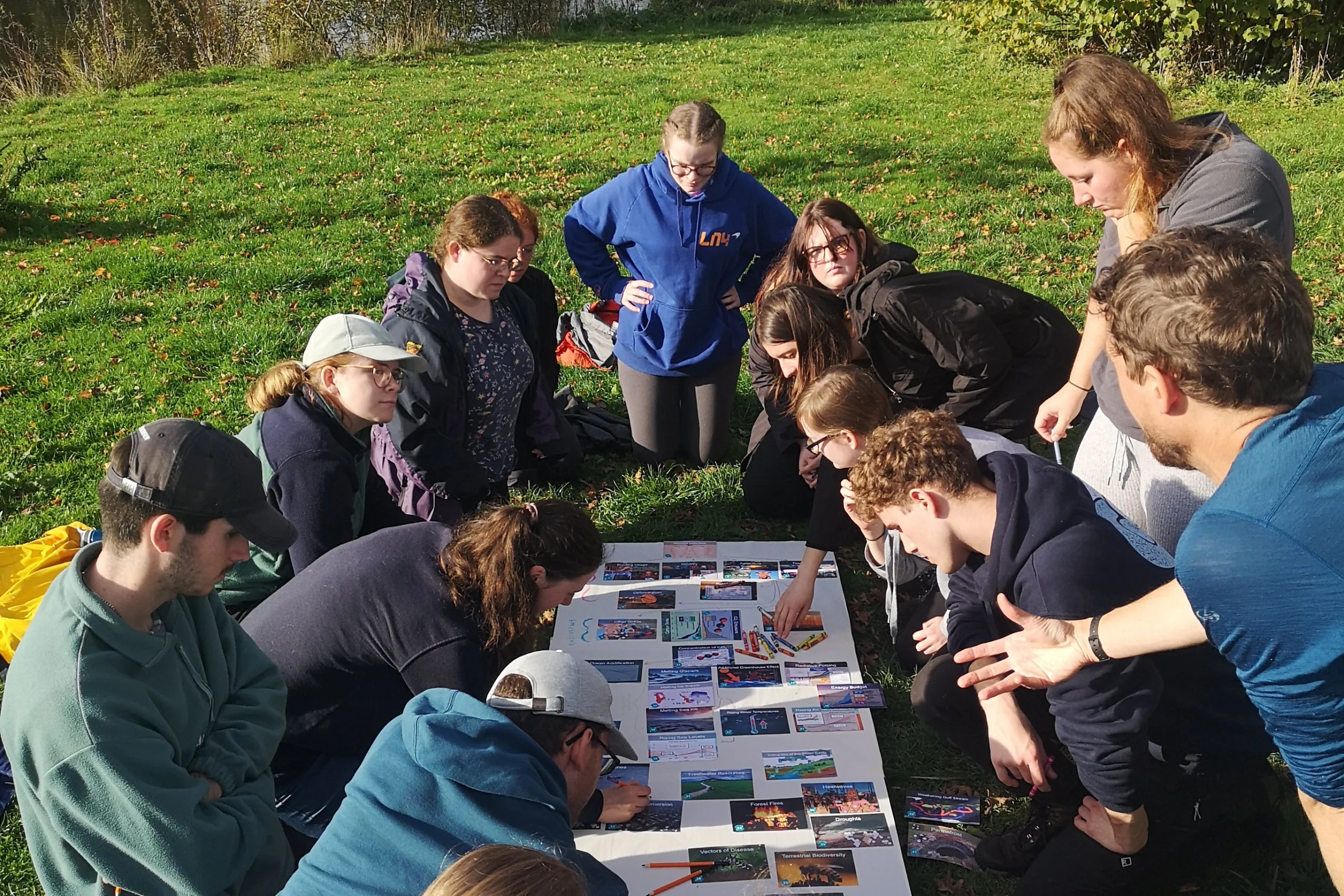 young wilder explorers learning about the landscape at wilder doddington