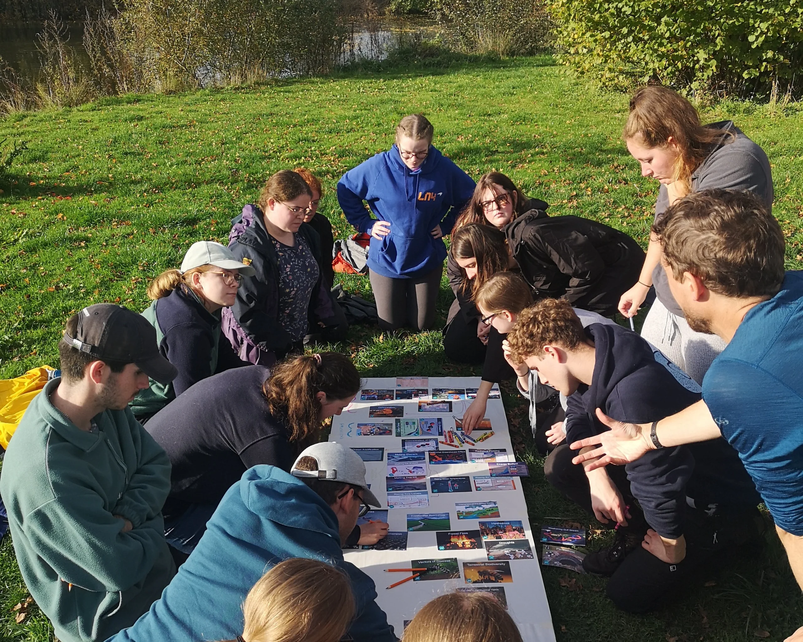 young wilder explorers learning about the landscape at wilder doddington