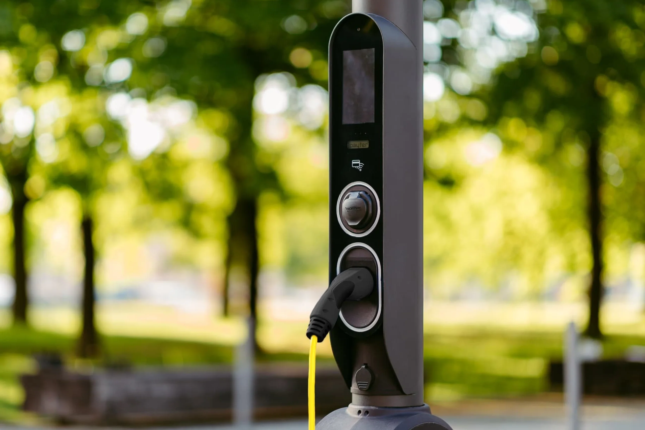 a qwello electric charger at doddington hall