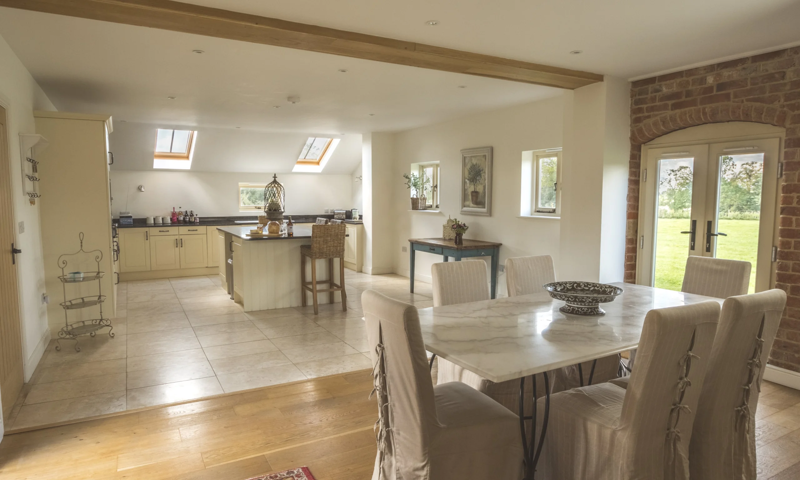 the kitchen interior at the shakespeare cottage at doddington hall
