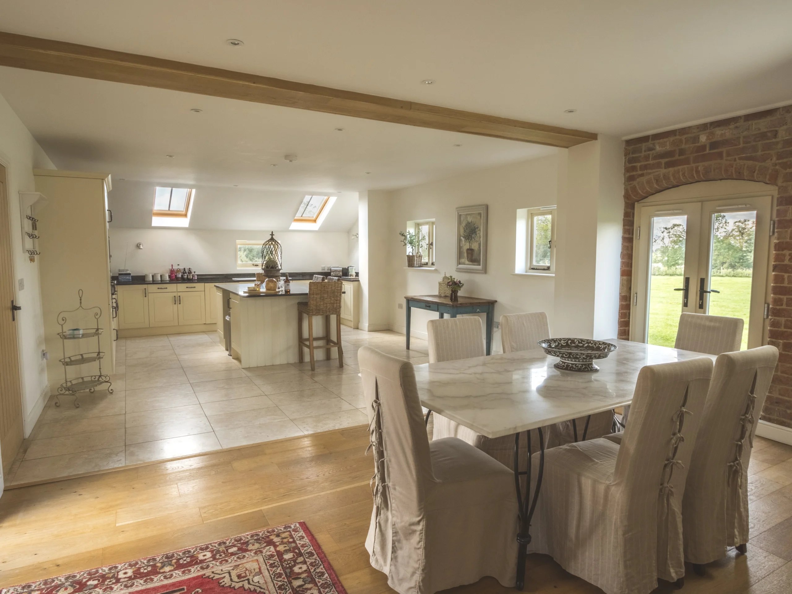 the kitchen interior at the shakespeare cottage at doddington hall