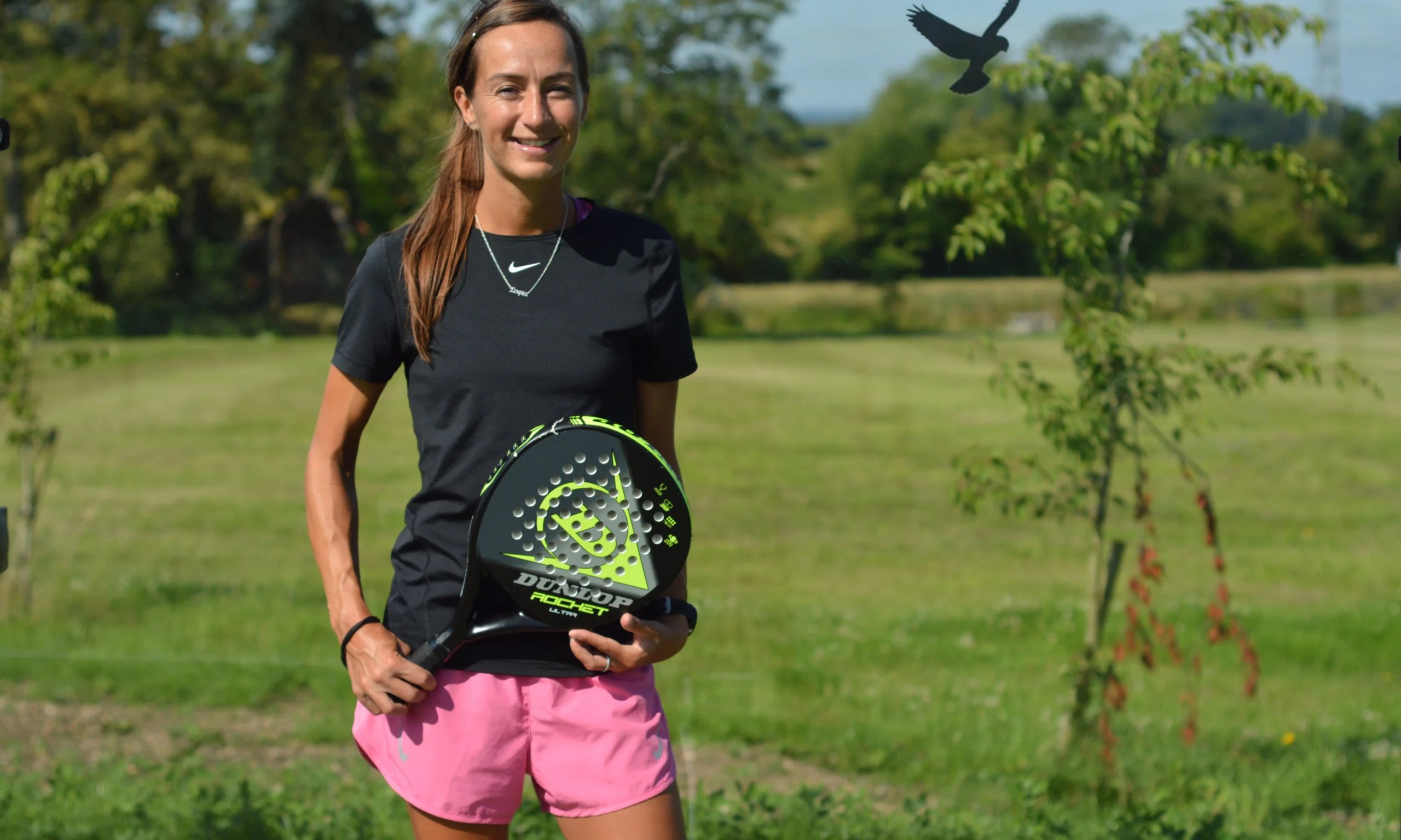 a photo of female padel coach at doddington hall padel