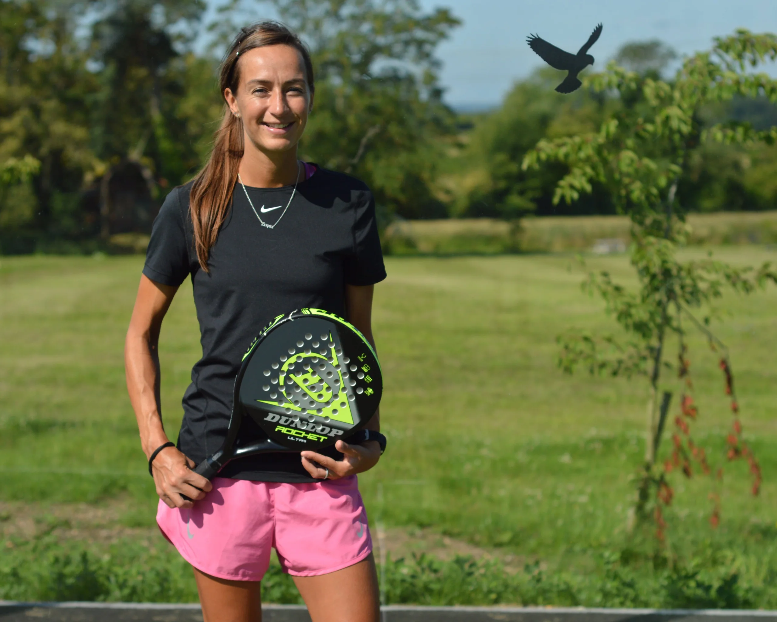 a photo of female padel coach at doddington hall padel