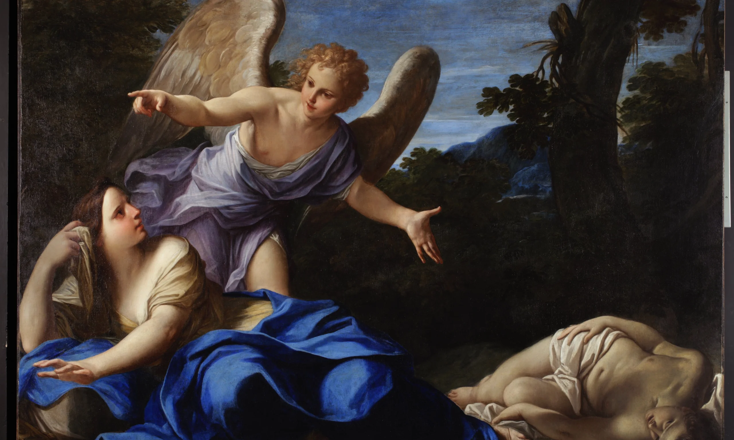 a painting titled the angel at doddington hall art collection