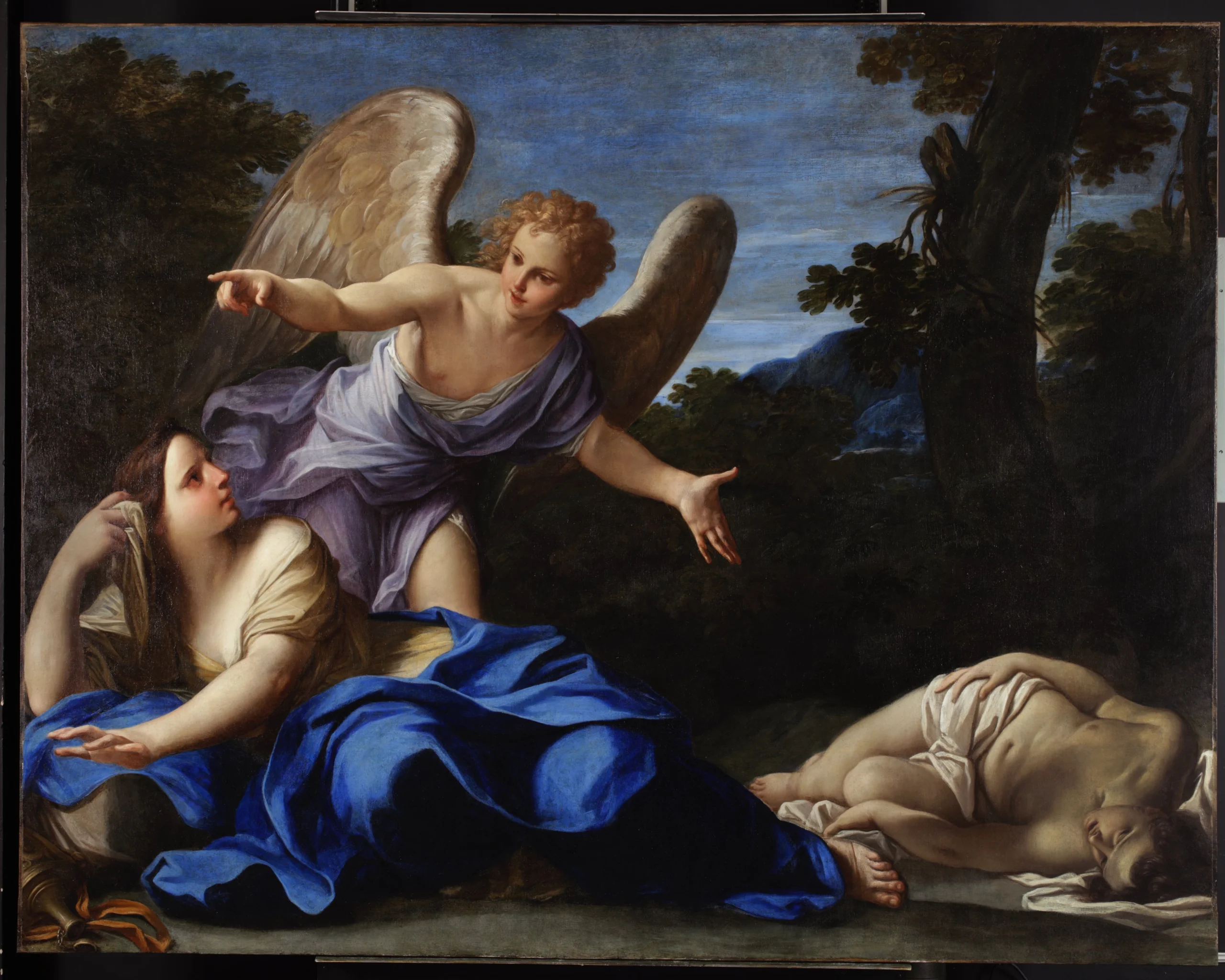 a painting titled the angel at doddington hall art collection