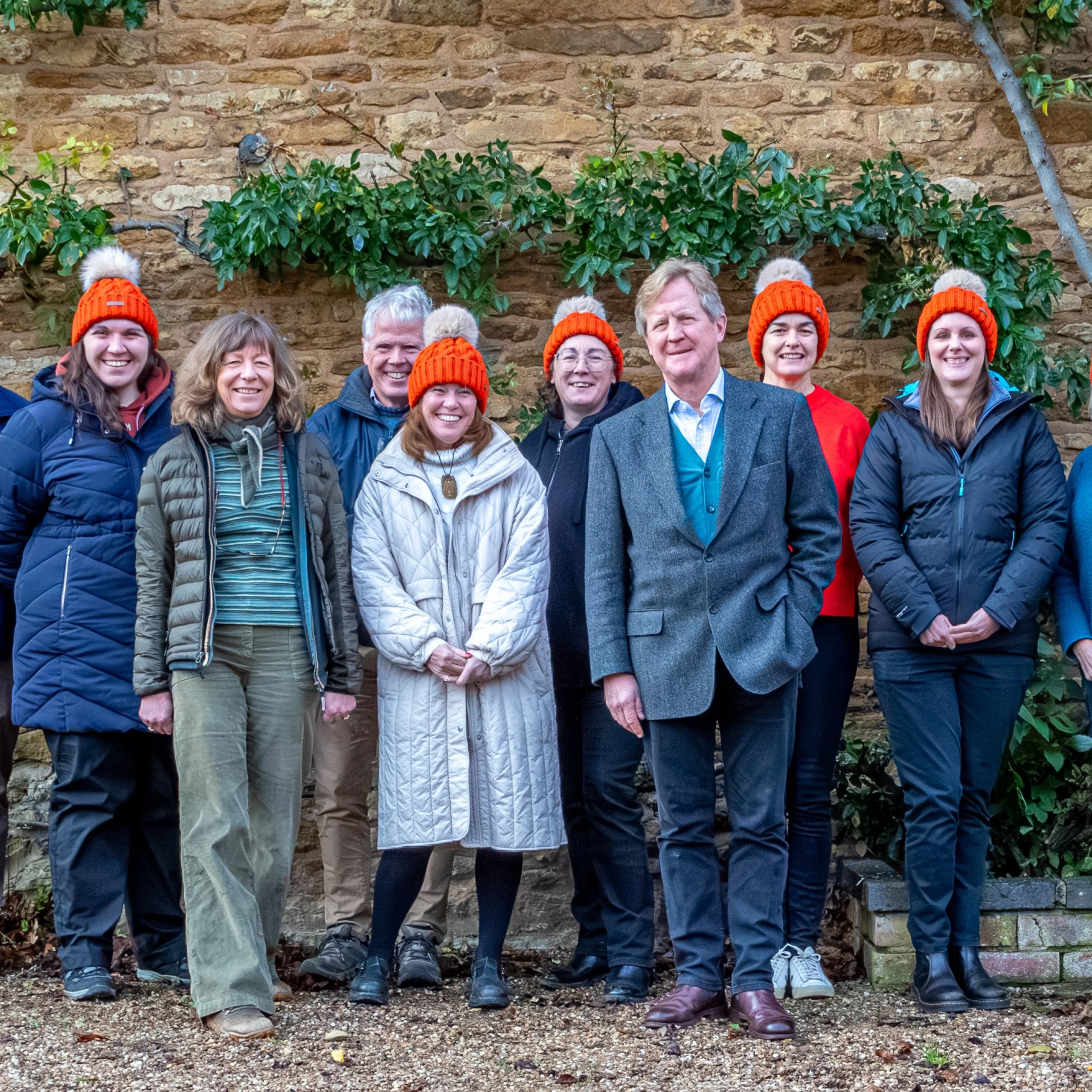 group photo of the wilder team at doddington hall